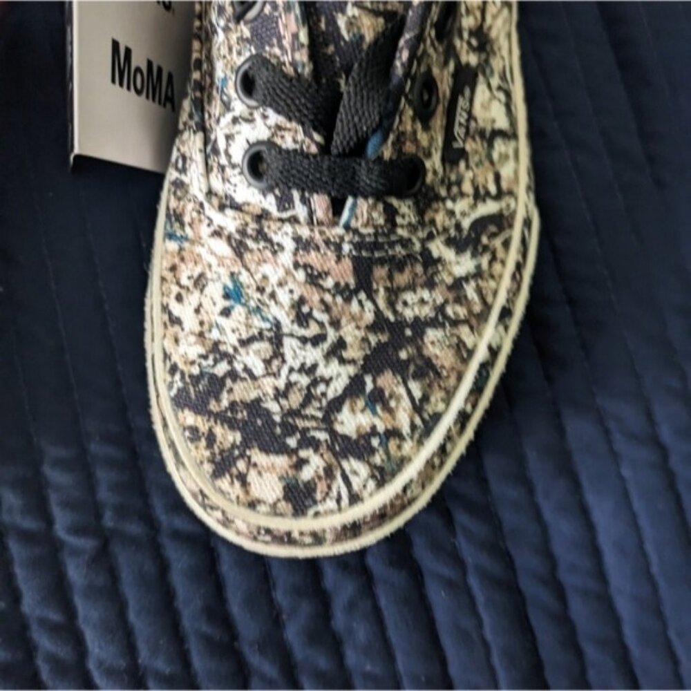 Vans Authentic Moma Jackson Pollock Women  Skate Shoes Camo Gf 112025 - Picture 3 of 11